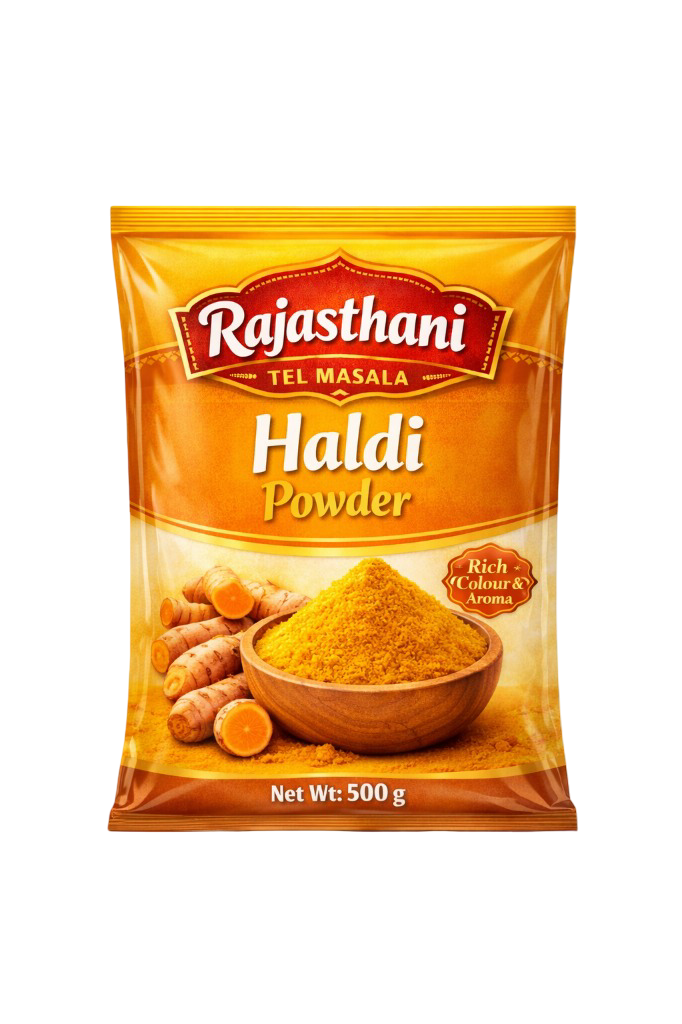 Rajasthani Turmeric Powder 500g - Stone Ground Pure Haldi